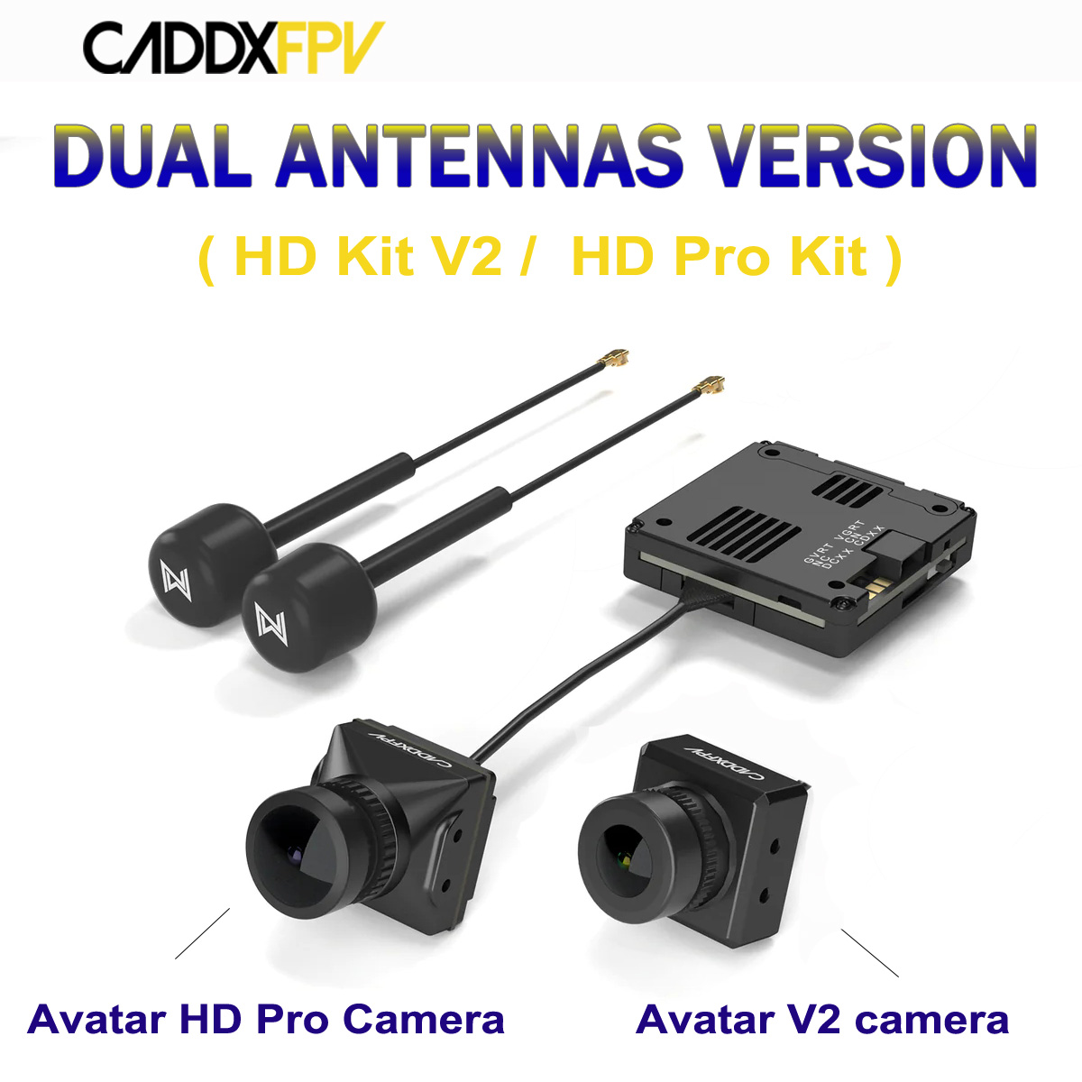 Walksnail Avatar Hd Pro Kit - Caddx Walksnail Avatar с двумя антеннами