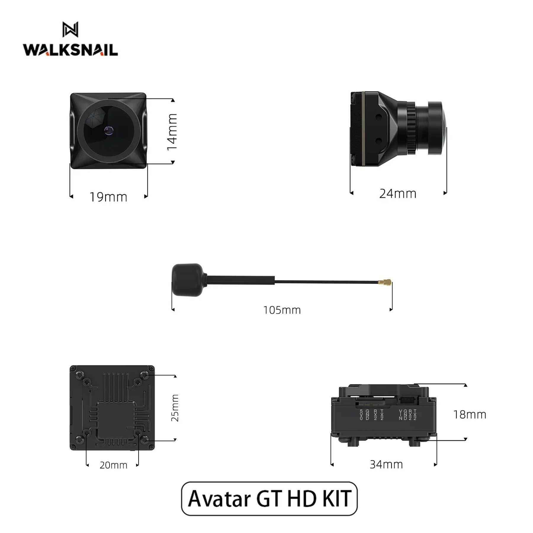 Walksnail Avatar GT HD KIT 2W  – обзор и цена Walksnail Avatar Hd Pro Kit