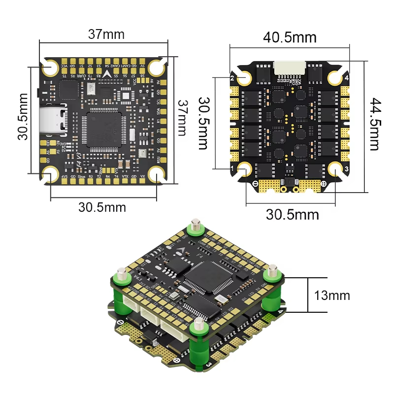 Aocoda-RC F465S V4 Stack F405  – обзор и цена Speedybee F405 V4 Bls 55A Stack