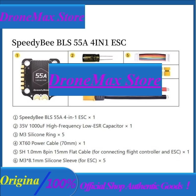DroMa 1 шт./лот НОВЫЙ Speedybe – обзор и цена Speedybee F405 V4 Bls 55A Stack