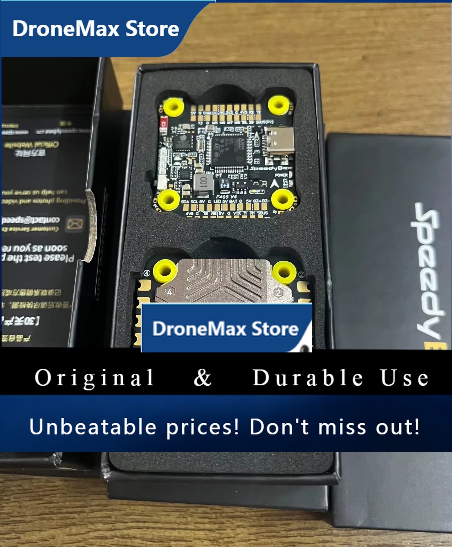 DroMa 1 шт./лот НОВЫЙ Speedybe – обзор и цена Speedybee F405 V4 Bls 55A Stack